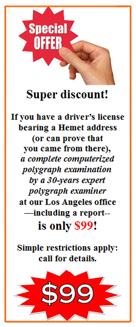 best polygraph examination in Hemet California